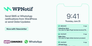 WPNotif v3.2.0.2 - WordPress SMS & WhatsApp Notifications