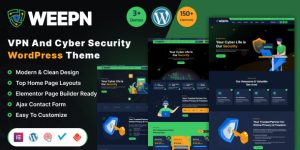 Weepn VPN Cloud Services Word Press Theme