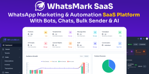 WhatsMarkSaaS v1.3.5 - WhatsApp Marketing & Automation SaaS Platform with Bots, Chats, Bulk Sender & AI