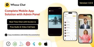 Whoxa App v1.0.9 - Whatsapp Clone App | Chat App iOS | Chat App Android | Nodejs Chat App | Chat Messenger