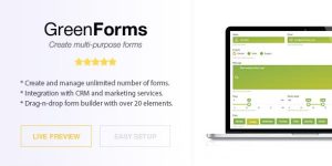 WordPress Form Builder – Green Forms v1.54 Wordpress Plugin