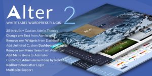 WpAlter v2.5.1 - White Label Wordpress Plugin