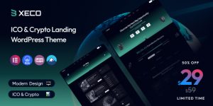 Xeco v1.2 - ICO & Crypto Landing WordPress Theme Download