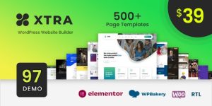 XTRA v4.9.14 – WordPress Website Builder & WooCommerce + RTL Nulled
