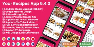 Your Recipes App v5.4.0 Android App Nulled Download