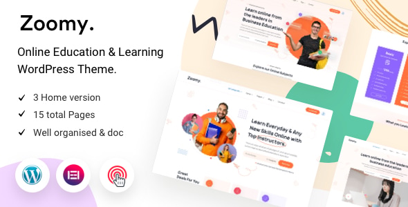 Zoomy v1.1.0 – LMS & Education WordPress Theme Download
