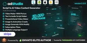 AdStudio v2.2.0 - Script to Video Content Generator Android and iOS App