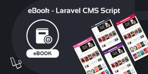 eBook v2.1.1 - Laravel CMS Script Download
