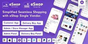 eShop v4.4.6 – eCommerce Single Vendor App Nulled