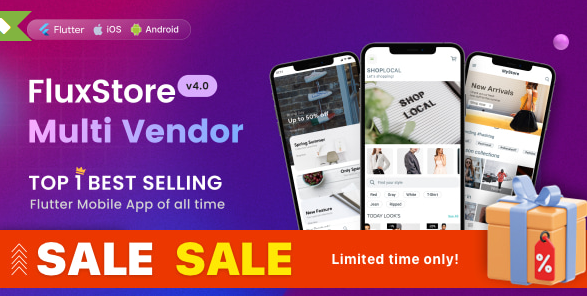 Fluxstore Multi Vendor v5.6 - Flutter E-commerce Full App
