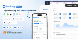 iBanking v1.0.0 – Digital Banking and Financial Solution Nulled