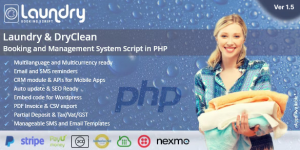 Laundry booking and management script v1.5