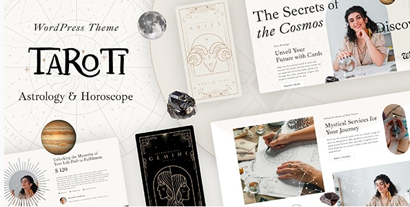 Taroti v1.1 – Astrology & Horoscope WordPress Theme
