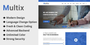 Multix v3.2.0 - Multipurpose Website CMS with Codeigniter Script