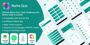 Ultimate Maths Quiz v1.8 - Brain Challenge with admob ready to publish