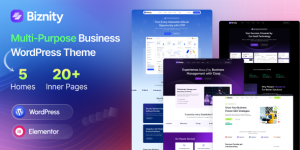 Biznity v1.0.2 – Multipurpose Business WordPress Theme