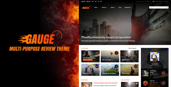 Gauge v6.57 - Multi-Purpose Review Theme