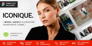 Iconique v1.1.2 - Fashion Model Agency WordPress Theme