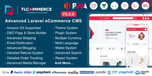 TLCommerce | Laravel & VueJS Powered Ecommerce CMS with PWA v5.0.0