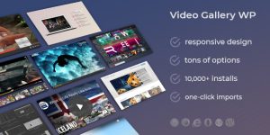 Video Gallery Wordpress Plugin /w YouTube, Vimeo, Facebook pages v12.40