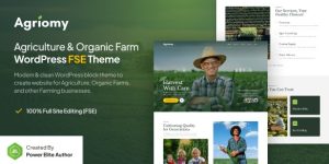 griomy v1.0.0 – Agriculture & Organic Farm Gutenverse FSE WordPress Block Theme