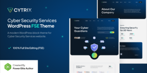 Cytrix v1.0 – Cyber Security Services Gutenverse FSE WordPress Block Theme