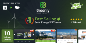 Greenly v8.3 - Ecology & Solar Energy WordPress Theme