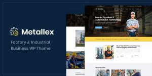 Metallex - Industrial And Engineering WordPress Theme - 8 January 2026
