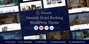 Moonlit v1.2.0 - Hotel Booking WordPress Theme