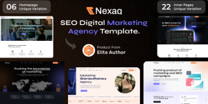 Nexaq v1.2.0 - Digital Marketing Agency WordPress Theme