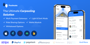 PoolMate v3.3 - BlaBlaCar Clone - Complete Carpooling Solution in Flutter