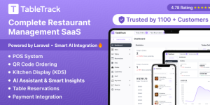 TableTrack v1.2.80 – The Complete SaaS Restaurant Management Solution Nulled