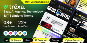 Trexa v1.0.0 - Saas, Ai Agency, Technology & IT Solutions WordPress Theme