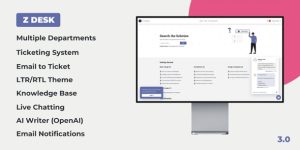Z Desk v3.0 - Support Tickets System with Knowledge Base and FAQs