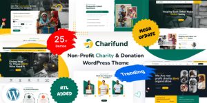 ChariFund v2.0 - Charity & Donation Foundation WordPress Theme Multipurpose
