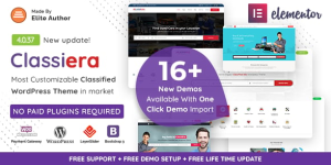 Classiera v4.0.37 - Classified Ads WordPress Theme