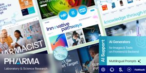 Pharma v1.6.0 - Laboratory & Science Research WordPress Theme