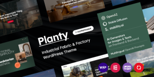 Planty v1.29.0 - Industrial Fabric & Factory WordPress Theme