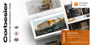 Corbesier v1.25.0 - Modern Architecture & Interior Design WordPress Theme