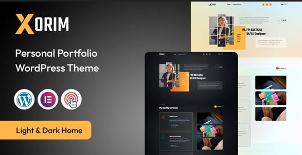Xorim v1.0 – Personal Portfolio & Resume WordPress Theme