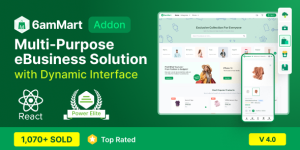 6amMart – React User Website v4.0 Download