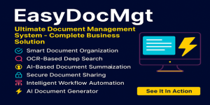 EasyDocMgt v7.3 - AI-Powered Document Management System with File Sharing