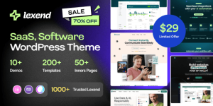 Lexend v2.5 - Software, SaaS & Startup WordPress Theme