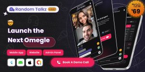 RandomTalkz - Omegle Clone Video Chat App (27 August 2025)