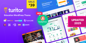 Turitor v1.5.4 - Education WordPress Theme