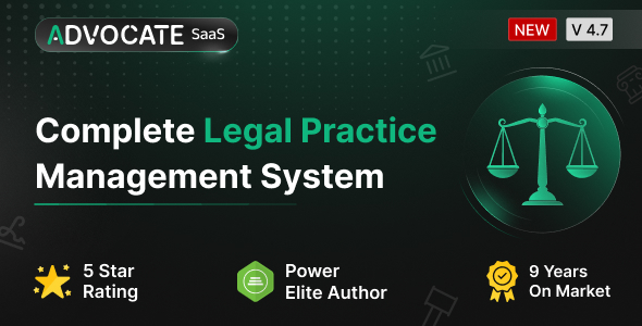 AdvocateGo SaaS v4.7- Legal Practice Management PHP Script Nulled Download