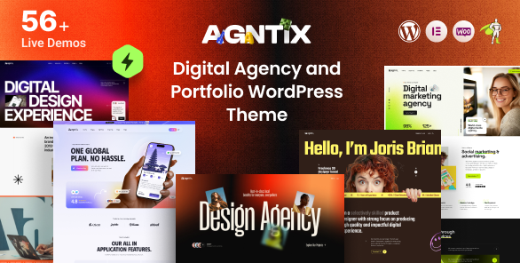 Agntix v1.1.0 - Digital Agency & Creative Portfolio WordPress Theme