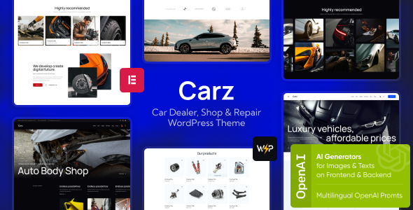 Carz v1.9.0 - Car Dealer, Shop & Repair WordPress Theme