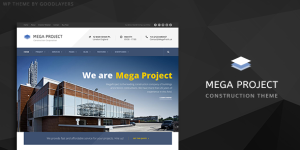 Mega Project v1.4.2 - Construction WordPress Theme