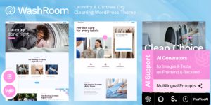 Washroom v1.4.0 - Laundry & Clothes Dry Cleaning WordPress Theme
